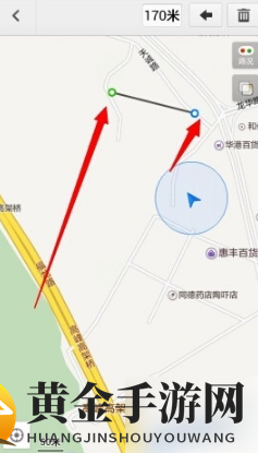 《百度地图》测量两个地点之间距离方法